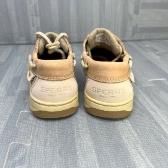 Sperry Top-Sider Boat Shoe Womens Size 7 Bluefish 2-Eye Tan - Picture 2 of 8